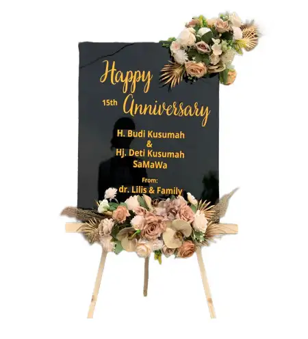 Papan Bunga Akrilik Pengarom