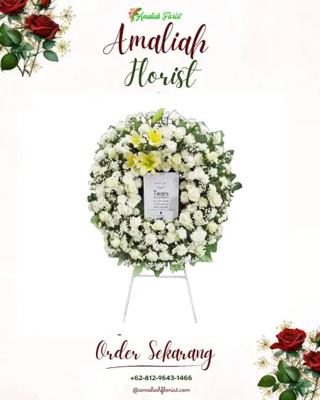 Krans Bunga Duka Pengarom