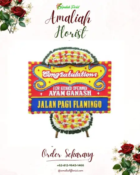 Sewa Papan Bunga Pengarom
