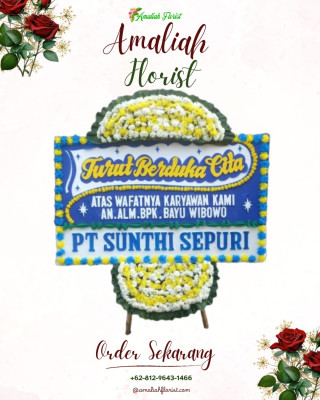 Papan Bunga Duka di Pengarom